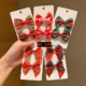 Christmas Bow Hair Clips 