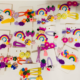 Random Cartoon Hair Clips -RAINBOW COLOURS