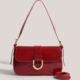 Classic Red Small Shoulder Bag - RED