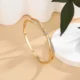 Simple Style Bangle Bracelet - GOLD