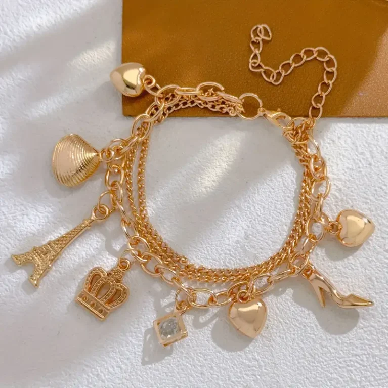 Tassel Pendant Chain Bracelet 