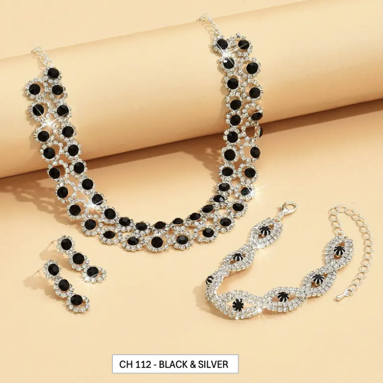 3 Pcs Double Stone set