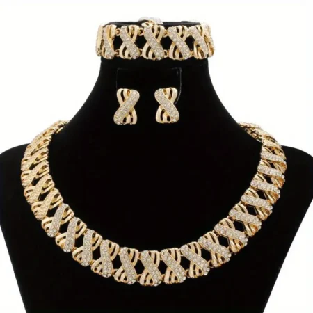 Traditional Bridal Jewelry Set - GOLD