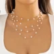 Elegant Multi-Strand Pearl Necklace