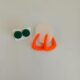 2 Pairs - Stud Earrings Random colors