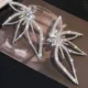 Flower Earrings - Silver 