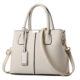 Elegant Plaid Hand bag - Beige